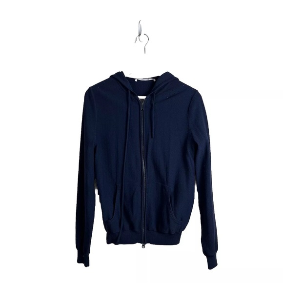 Theory 38 Zip Up Jacket Hoodie Long Sleeve Lounge - Picture 1 of 11